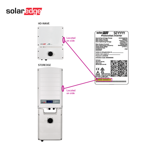 Serial Numbers Solar Edge